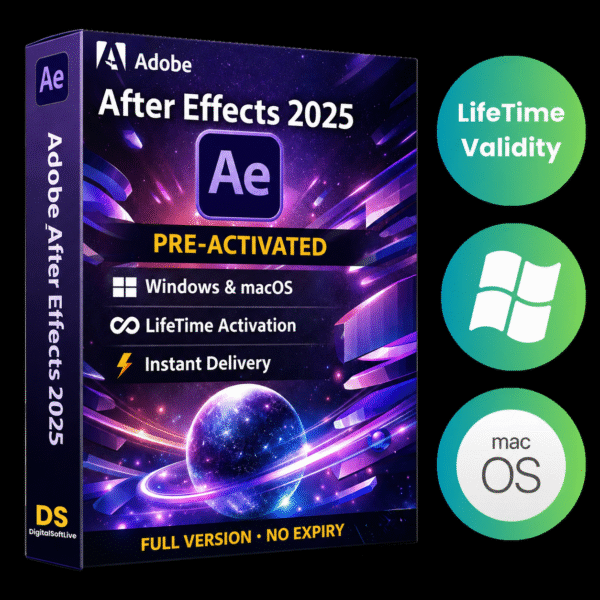 Adobe After Effects 2025 (Windows + Mac)