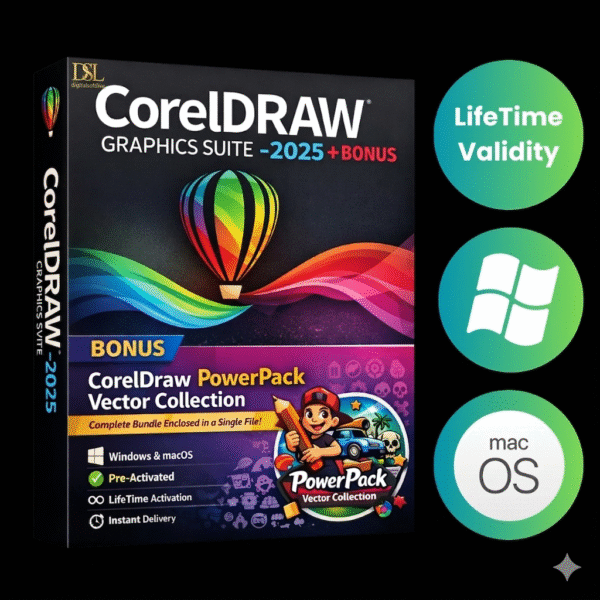 CorelDRAW Graphics Suite -2025 + BONUS