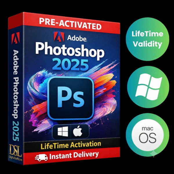 Adobe Photoshop 2025 (Windows + MacOS)