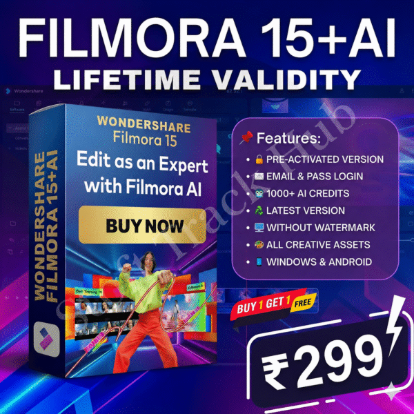FILMORA-15 + Ai Features (Latest-2026-version)